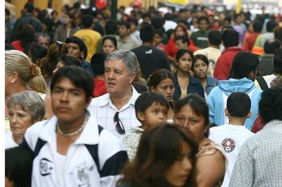 gente en la calle